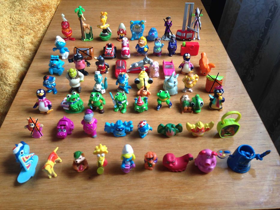 Игрушки из киндер сюрприза