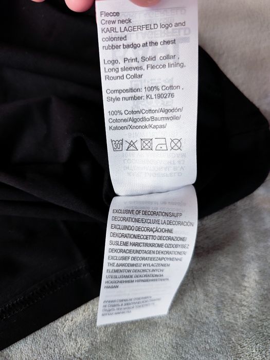 Koszulka męska T-shirt męski Karl Lagerfeld nowy czarny L, XL