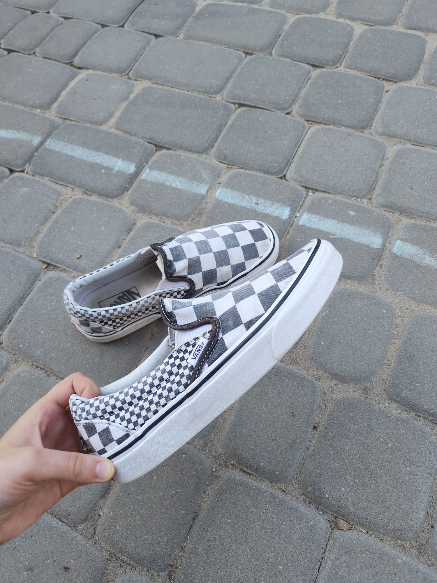 Buty Vans slip on w szachownice 38