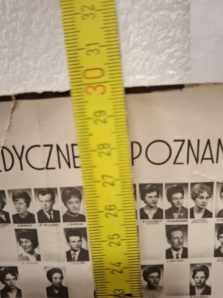 Absolwenci i profesorowie Akademia Medyczna w Poznaniu 1956r