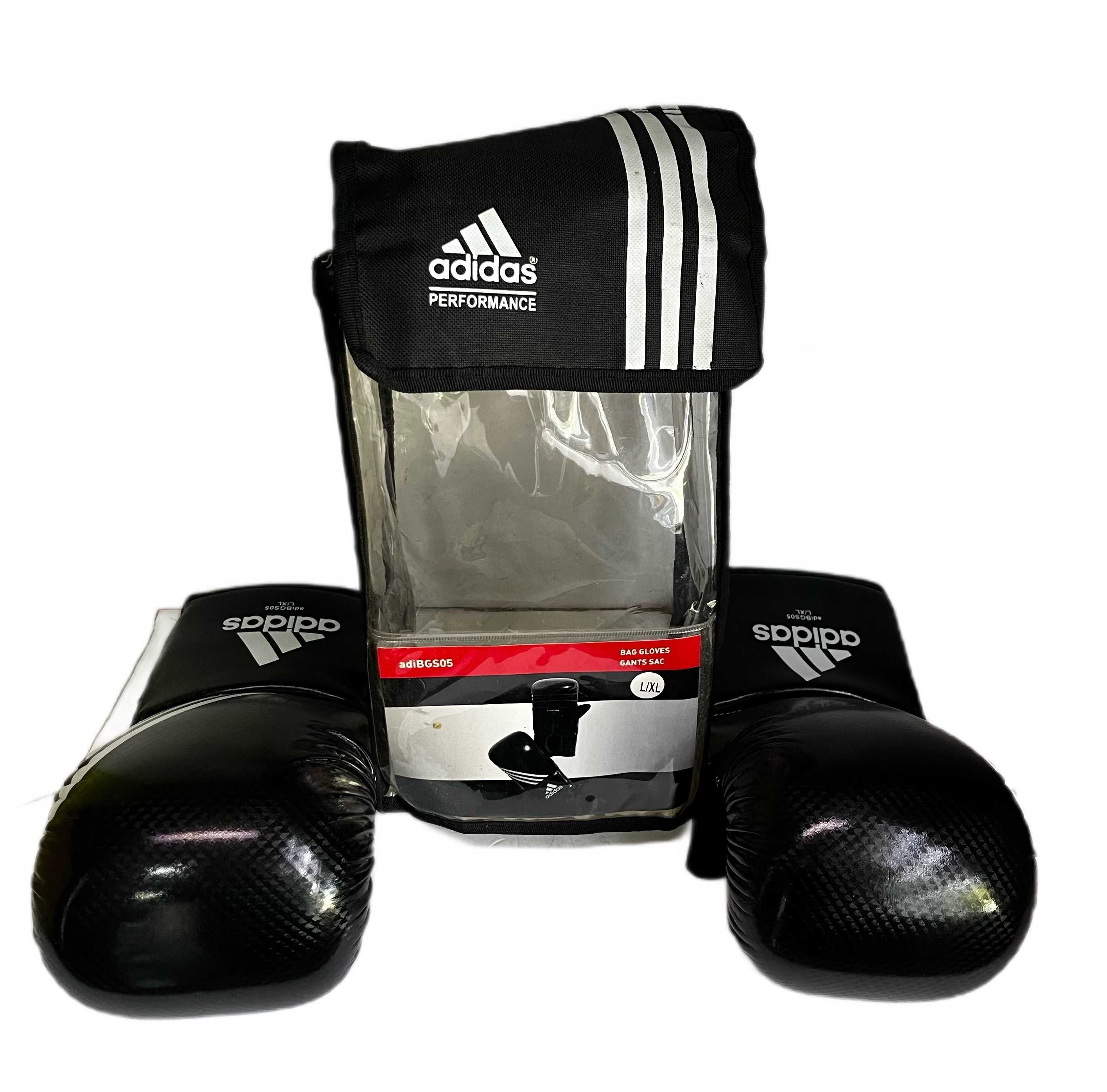 Rękawice do Kickboxingu Adidas  adiBGS05 z pokrowcem (jak nowe)