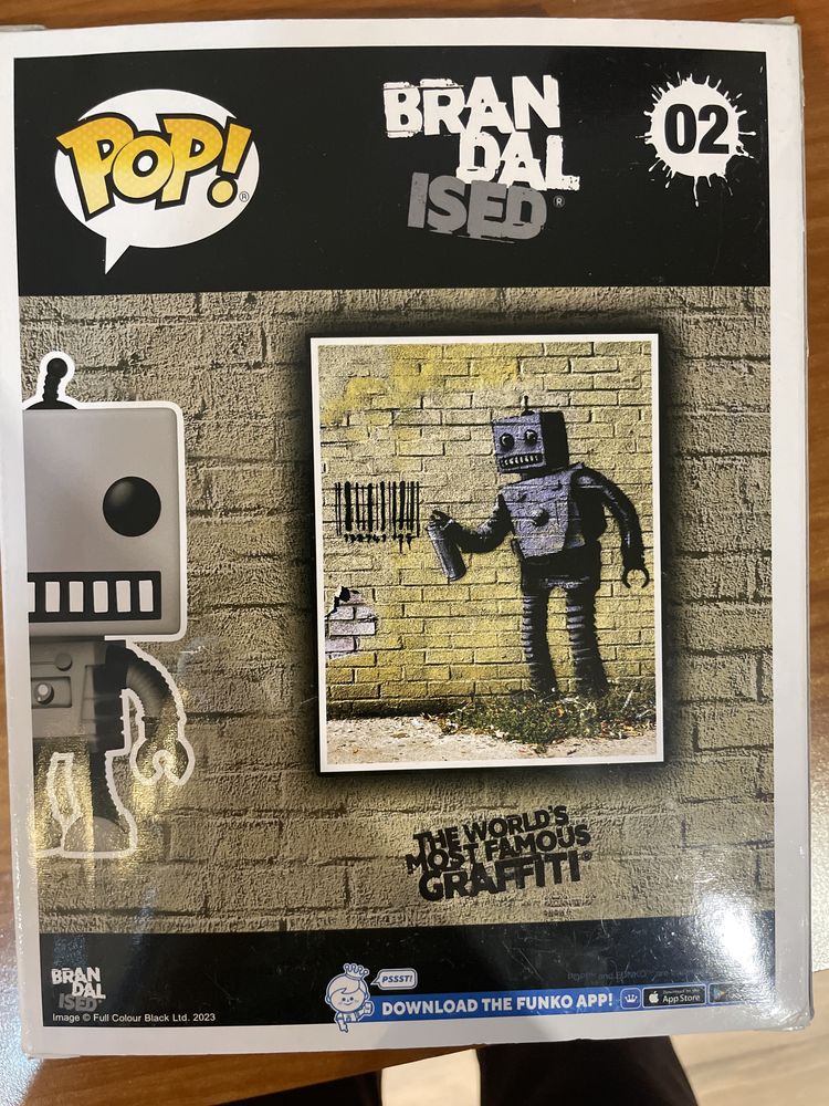 Funko POP Art Cover: Brandalised- Tagging Robot