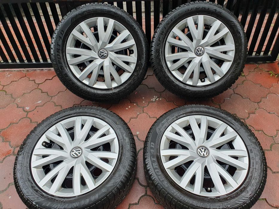 Koła zimowe vw 5x112,205/55/16 Dunlop