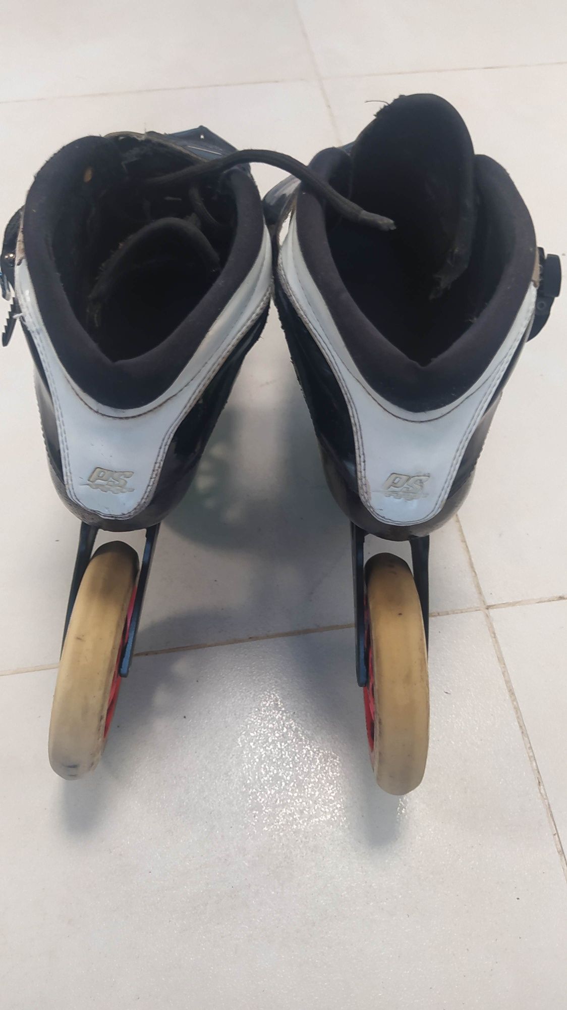 Rolki  do jazdy szybkiej powerslide rozmiar 43, szyna 3x125, panczeny