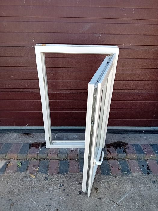 Białe okna 65x111 tylko otwierane okno Niemieckie DOWÓZ CAŁY KRAJ