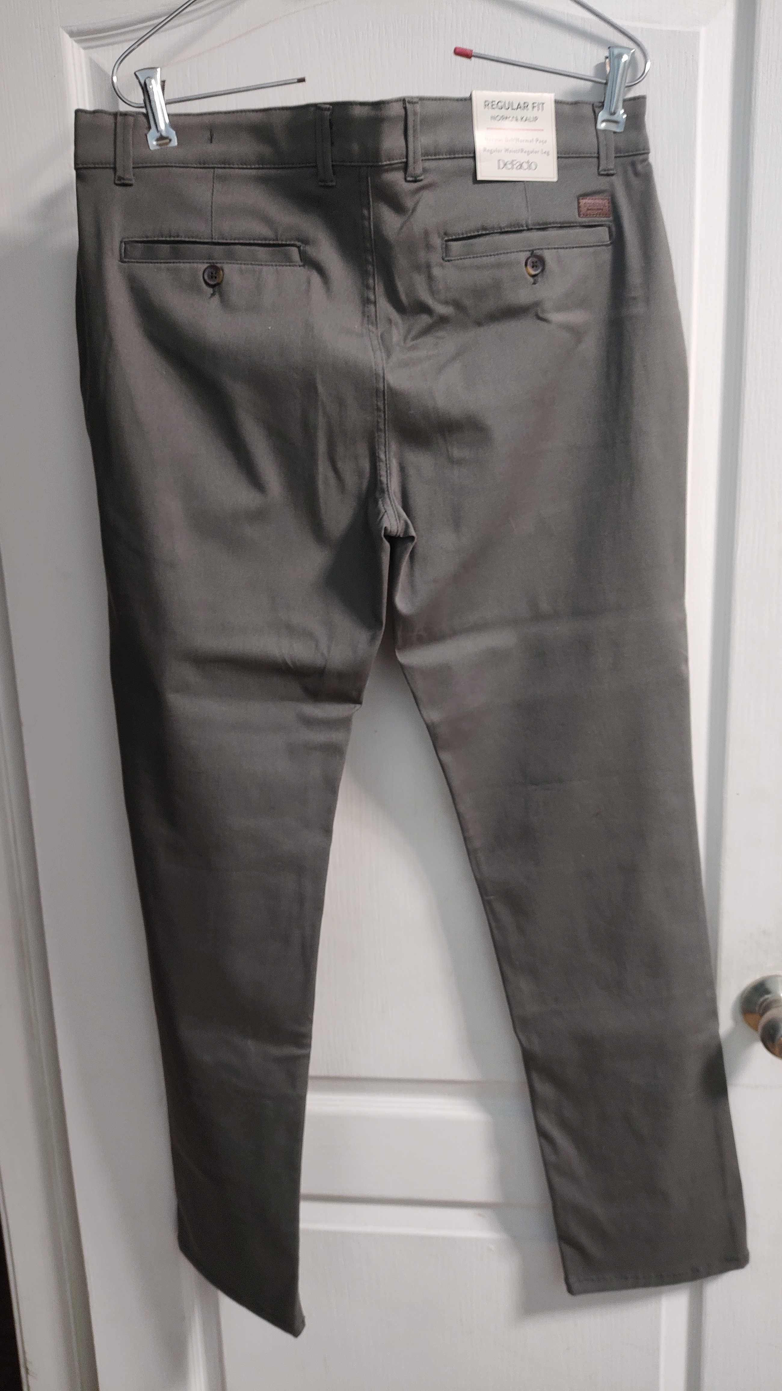 Брюки серые DeFacto мужские, новые штаны