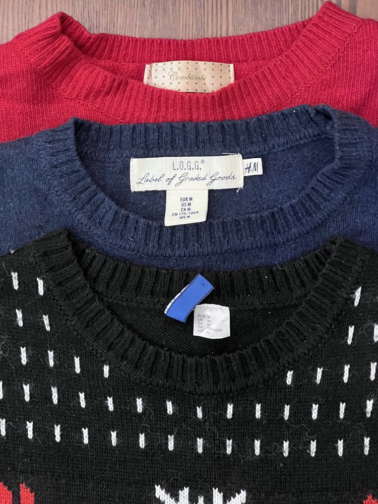 H&M | swetry zimowe 1+1| rozmiar M | stan dobry
