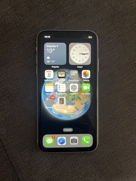 iPhone 11 128GB Biały - stan idealny +Etui Spigen + Pudełko Apple