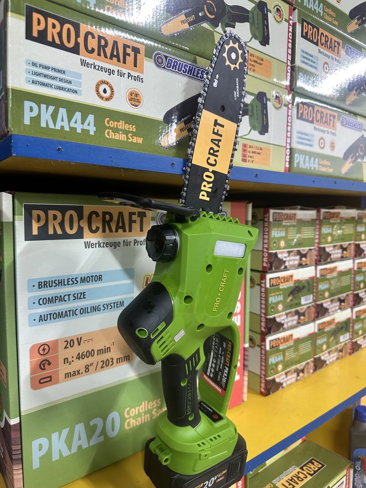 Цепная акумуляторная пила Procraft Pka 20