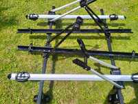 Bagażnik dachowy Thule + 4 uchwyty rowerowe