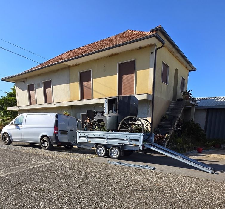 Aluguer / Transporte ocasional com engate de reboque