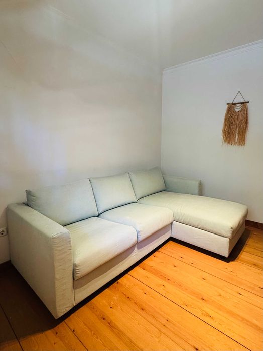 IKEA VIMLE sofá 3 lugares com chaise longue