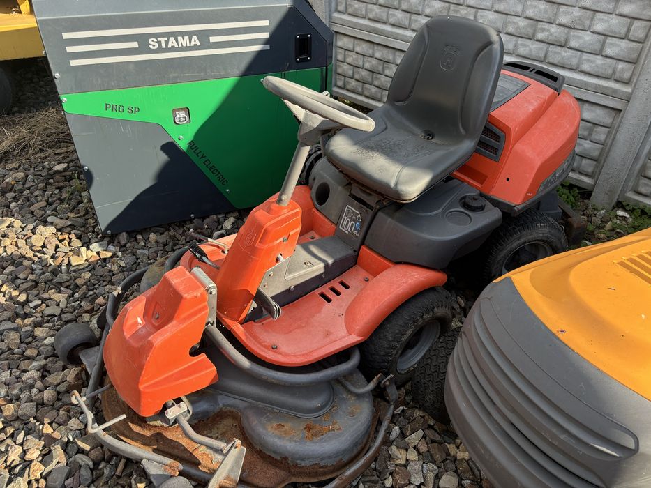 Husqvarna Traktorek Rider kosisko skrzynia silnik fotel maska osłona