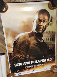 Szklana pułapka 4.0 plakat filmowy oryginalny