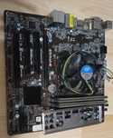 Złom komputerowy Asrock B75Pro3m Asus P8P67  karta graficzna intel i5