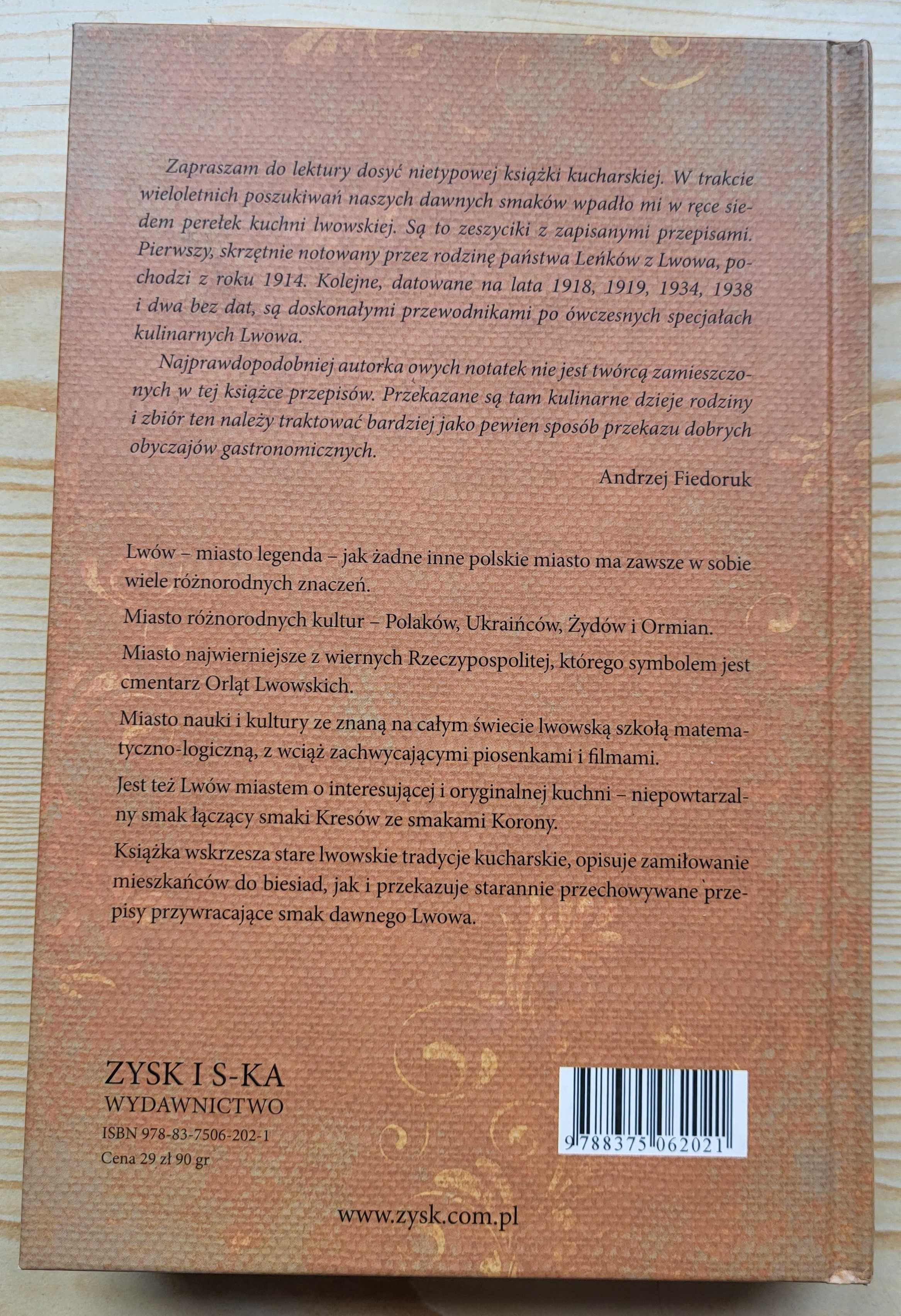 Andrzej Fiedoruk "Kuchnia lwowska" - NOWA! - NAJTANIEJ na RYNKU!