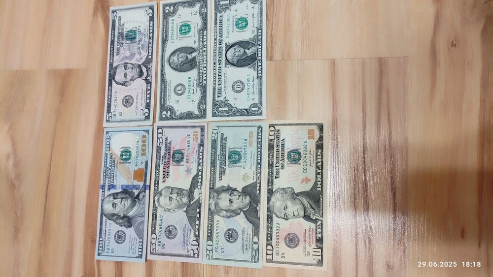 Banknoty amerykańskie