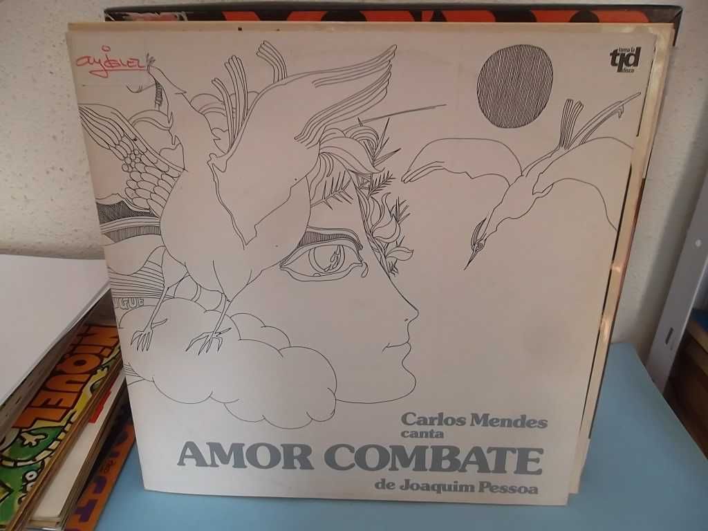LP - Carlos Mendes – Amor Combate (1976)