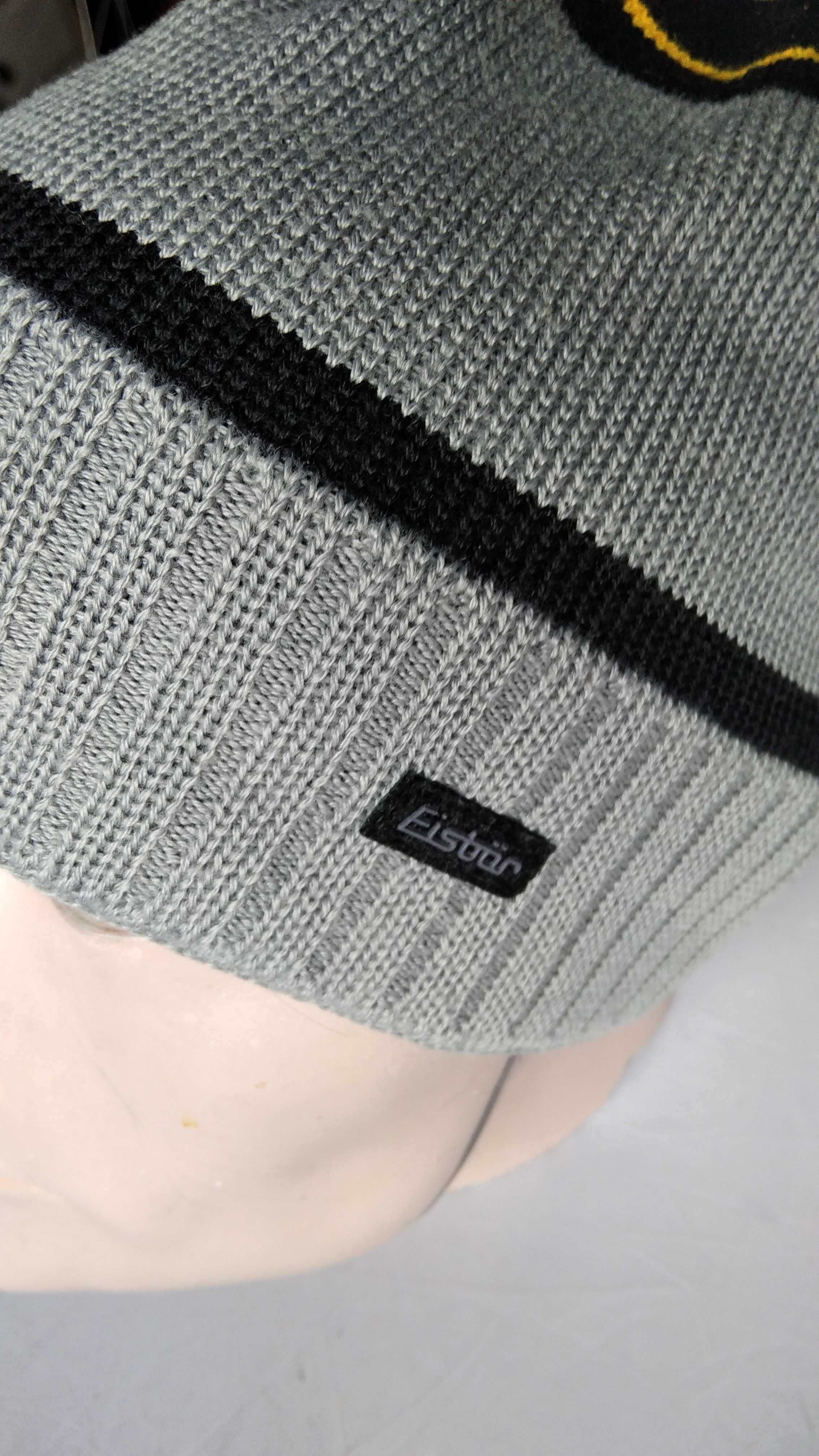 Czapka zimowa beanie Eisbär r. uniwersalny SUPER STAN jak nowa MERINO