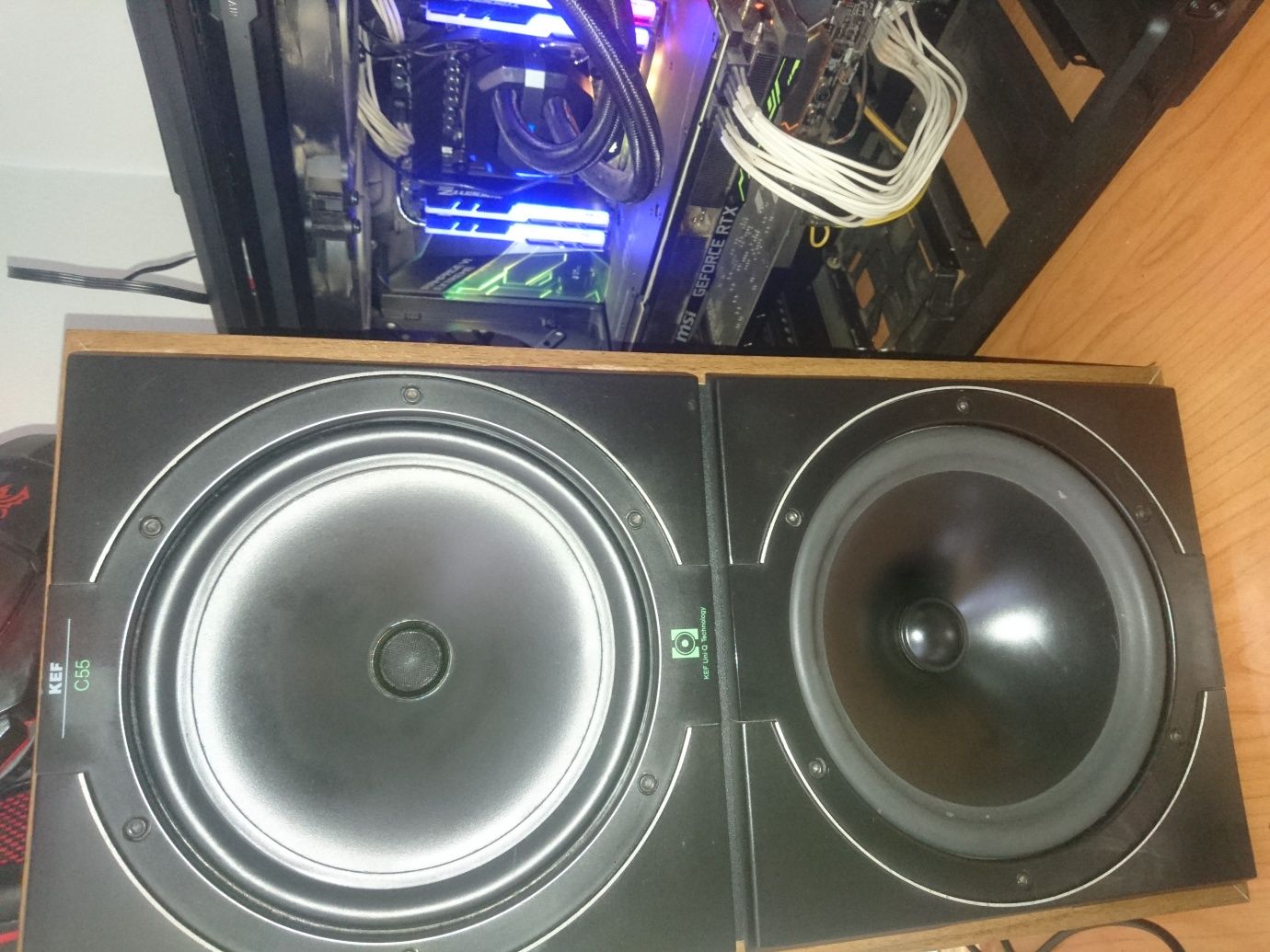 Colunas kef c55 hi-fi