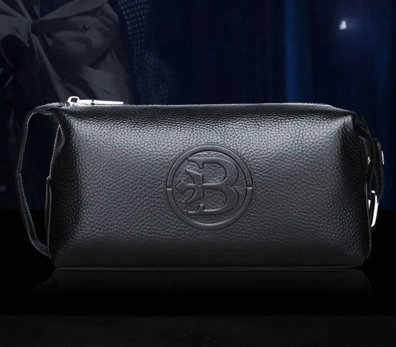 Мужской клатч барсетка сумка с ручкой натуральная кожа Feidikabolo Top