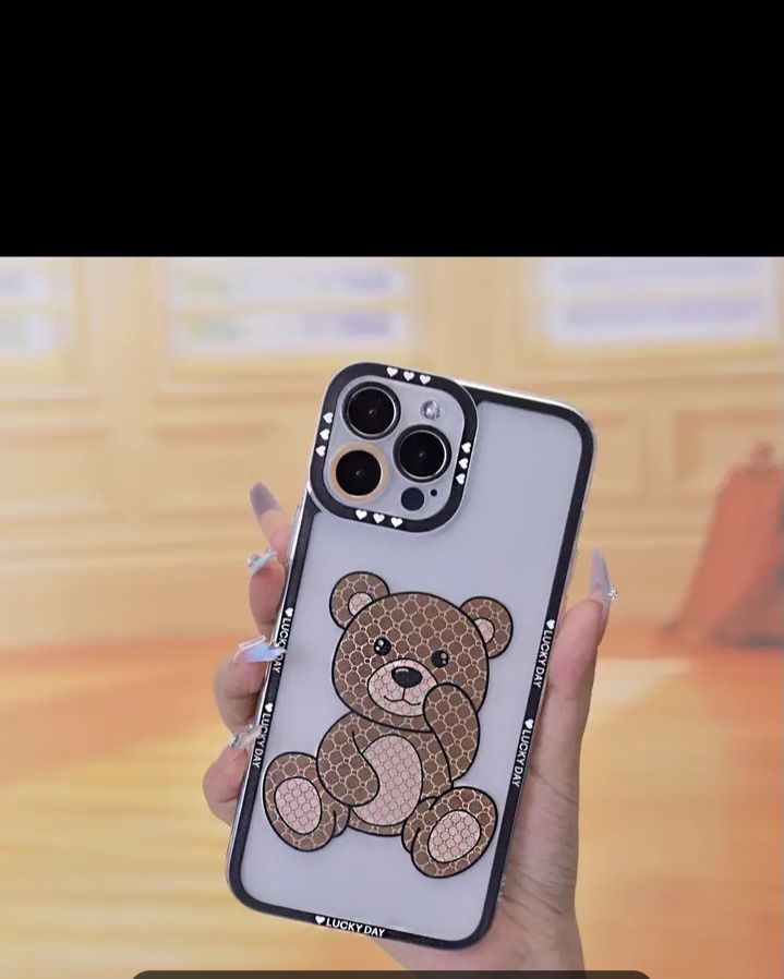 Etui Iphone 13! Teddy Bear! Silikonowe! Case Premium! Iphone 13!
