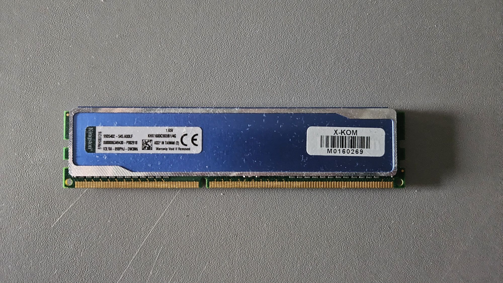 Pamięć RAM HyperX blu ddr3 kingstone