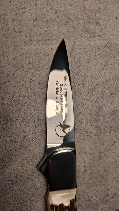 Nóż mysliwski Kopromed, rączka z poroża