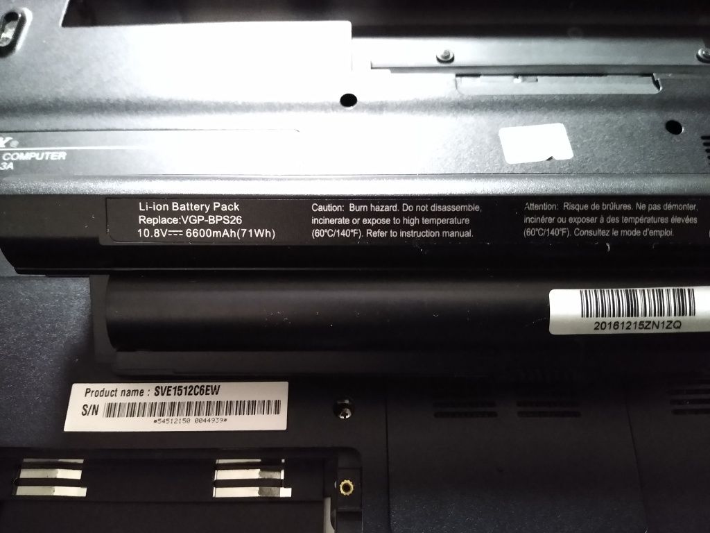 Bateria Sony Vaio Maior Capacidade 6600mAh