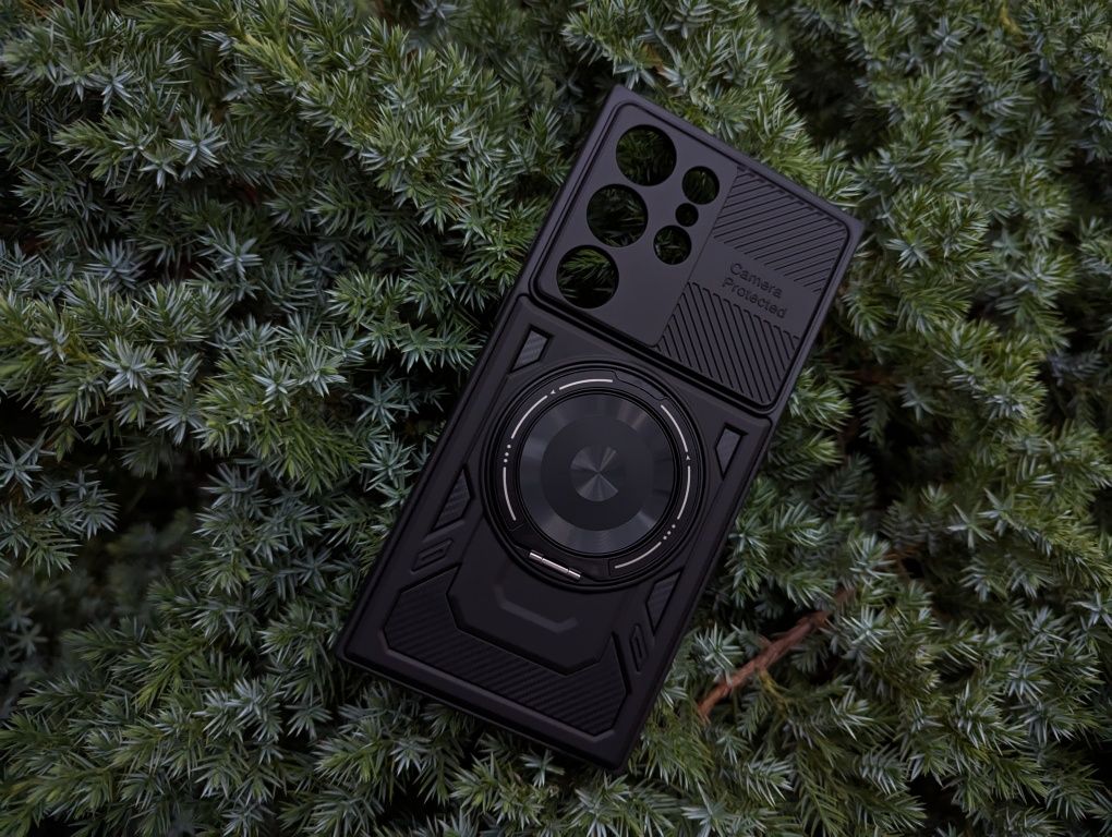 Samsung Galaxy S25 + Plus Ultra противоударный чехол с кольцом Magfit