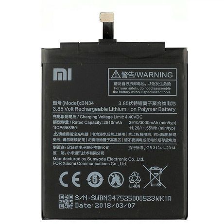 3000mAh 3.85V bateria  Xiaomi Redmi