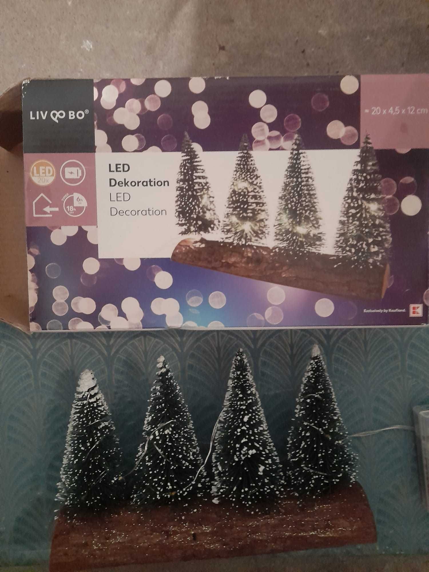 Lampka zimowa świąteczna Choinki LED