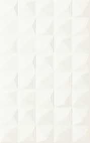 Płytki paradyż Melby bianco Ściana struktura Biały mat dekor płytki
