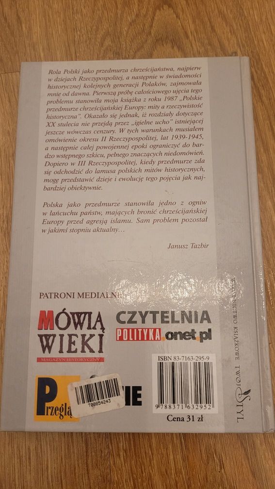 Janusz Tazbir Polska przedmurzem Europy