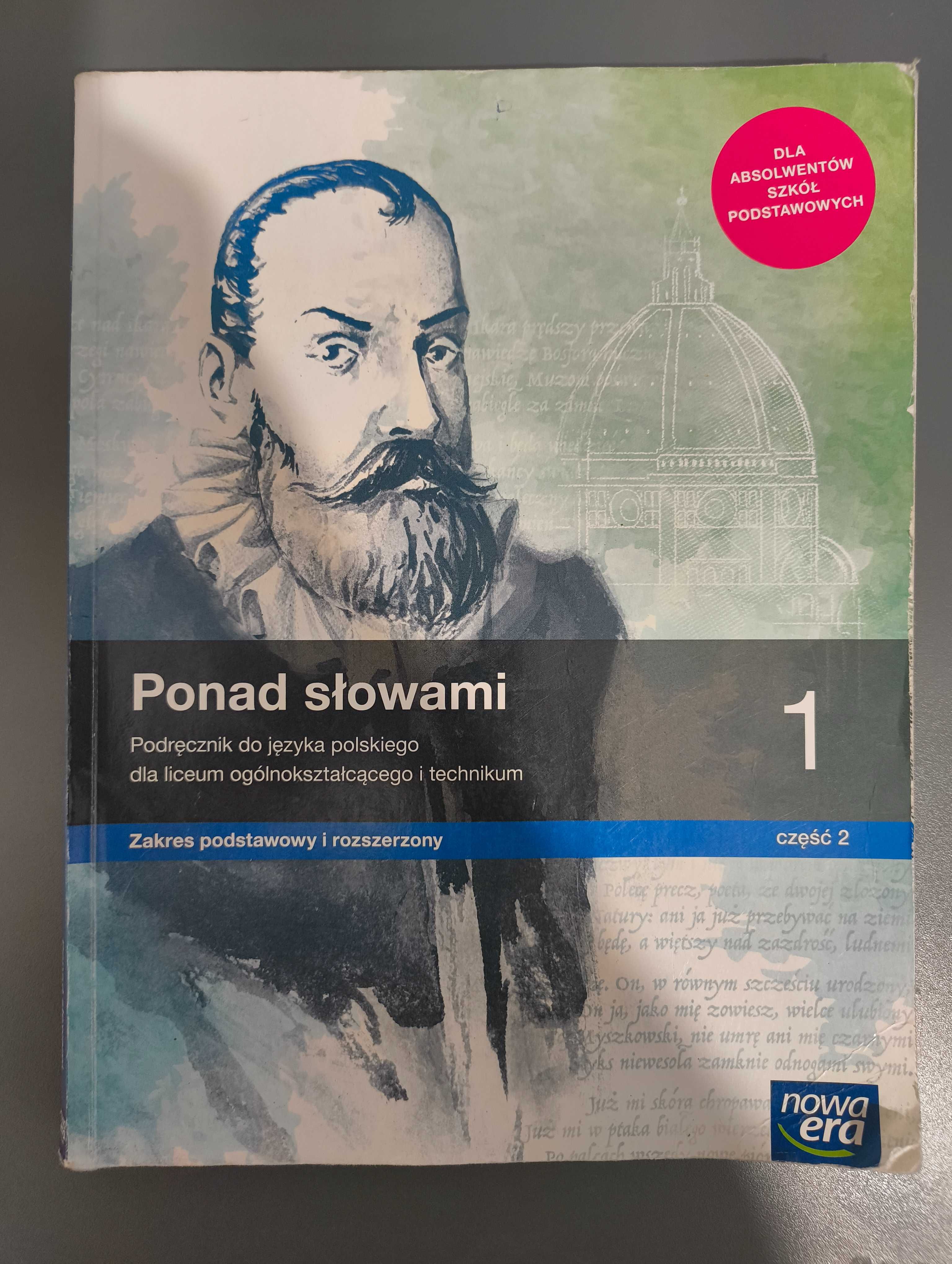 Podręcznik Ponad słowami 1 część 2 podstawa i rozszerzenie