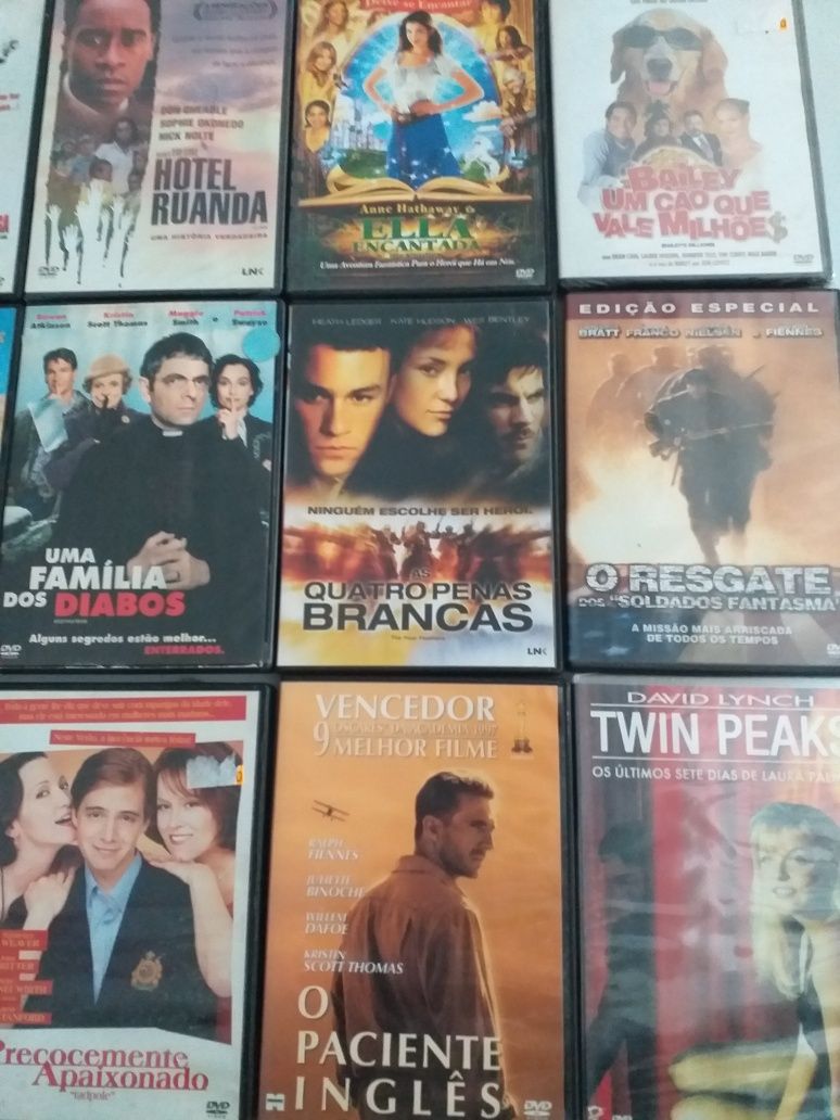 DVD'S de filmes de vários estilos