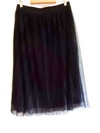 Spódnica maxi długa plisowana czarna Lace&Beads 40 L