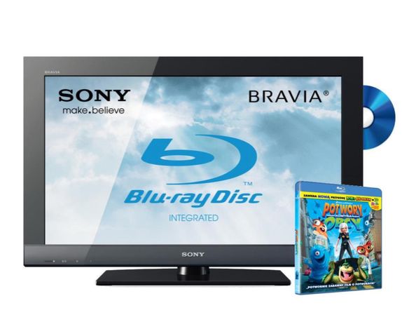 Sony Bravia 32” KDL-32EX40B Full HD Blue Ray+uchwyt ścienny