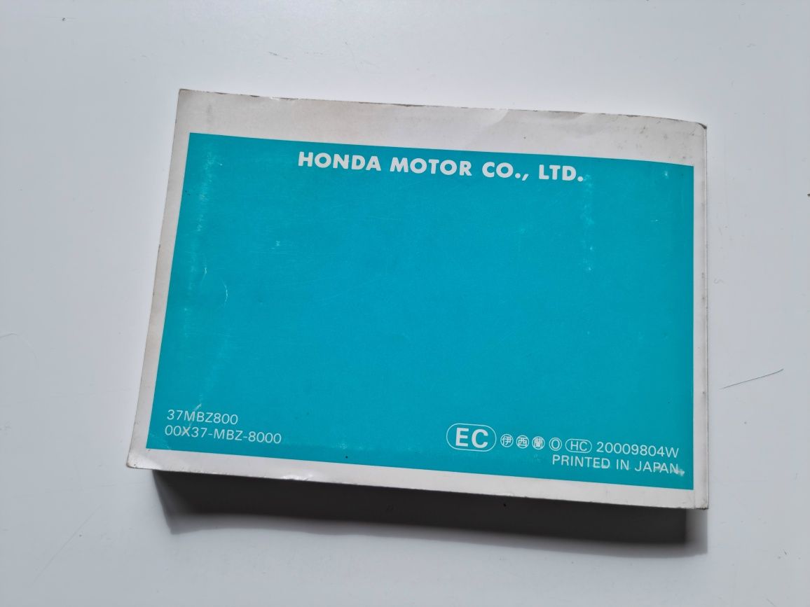 Manual Original Honda Hornet PC34