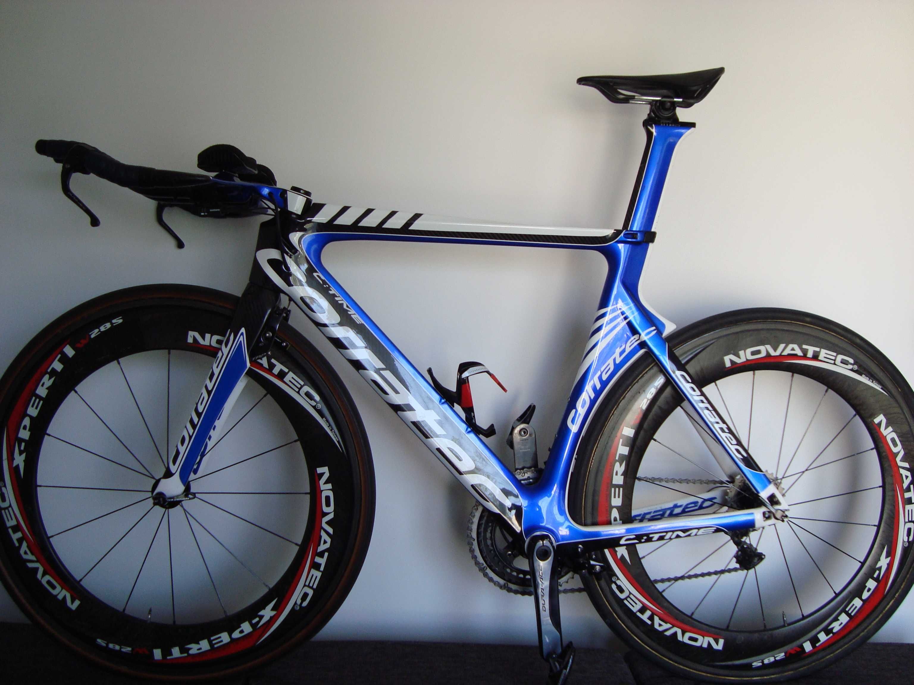 czasowy CORRATEC C-TIME koła Novatec X-PERTI Dura Ace Di2 Triathlon 55