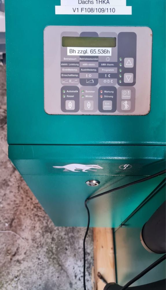 KOGENERATOR Niemiecki DACHS 5,5KW 3FAZY moc cieplna 12,5Kwh komplet
