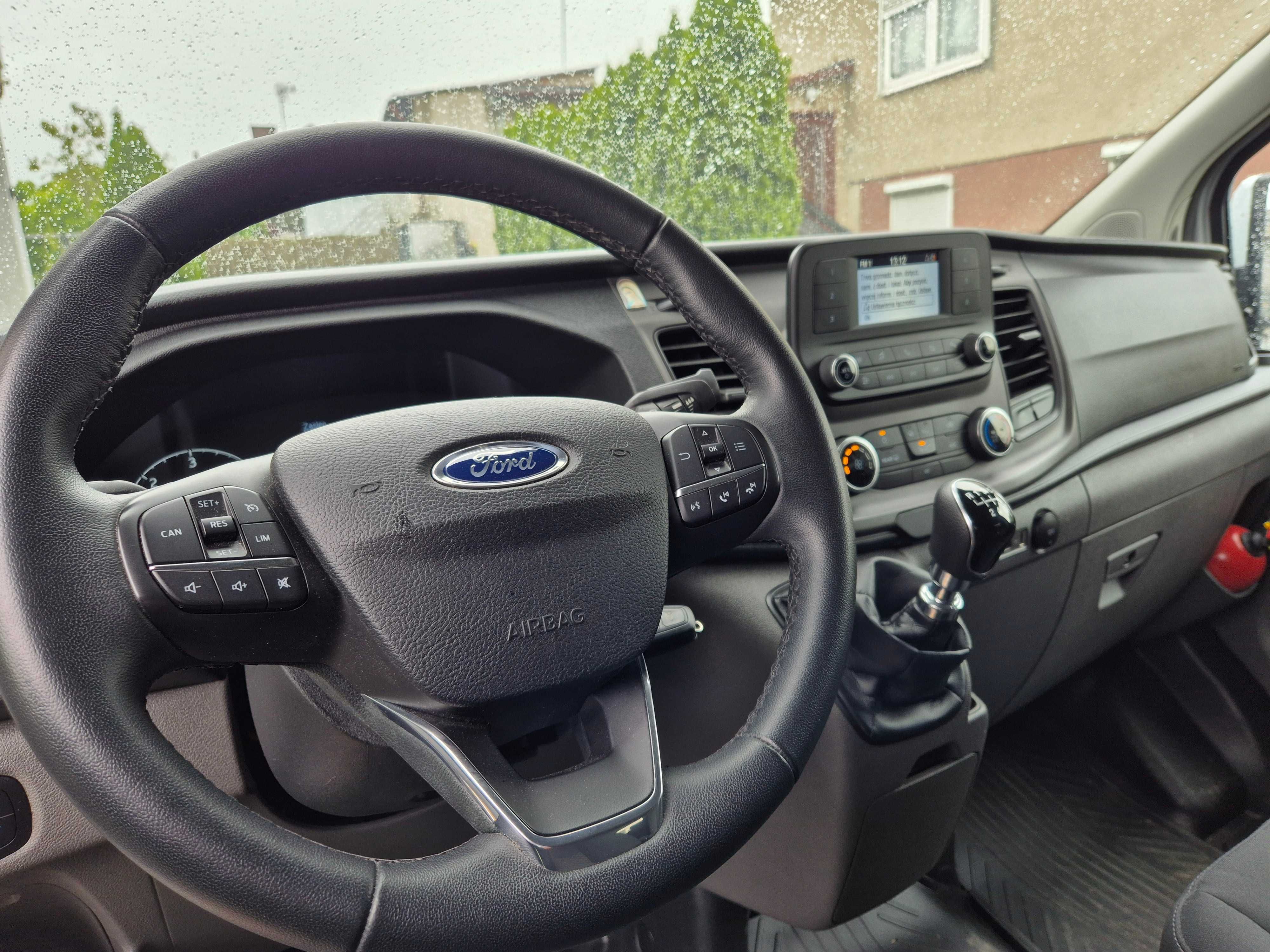 Ford Transit custom 9 osobowy long długi, jak nowy Salon Polska