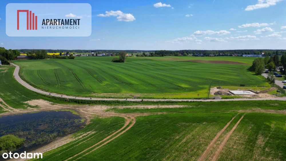 Działki budowlane blisko miasta Starogard Gdański