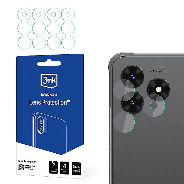 Szkło na obiektyw aparatu 3mk Lens Protection na MyPhone Hammer Blade