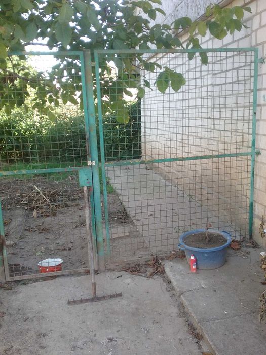 Металева огорожа з кал!ткою секц!!