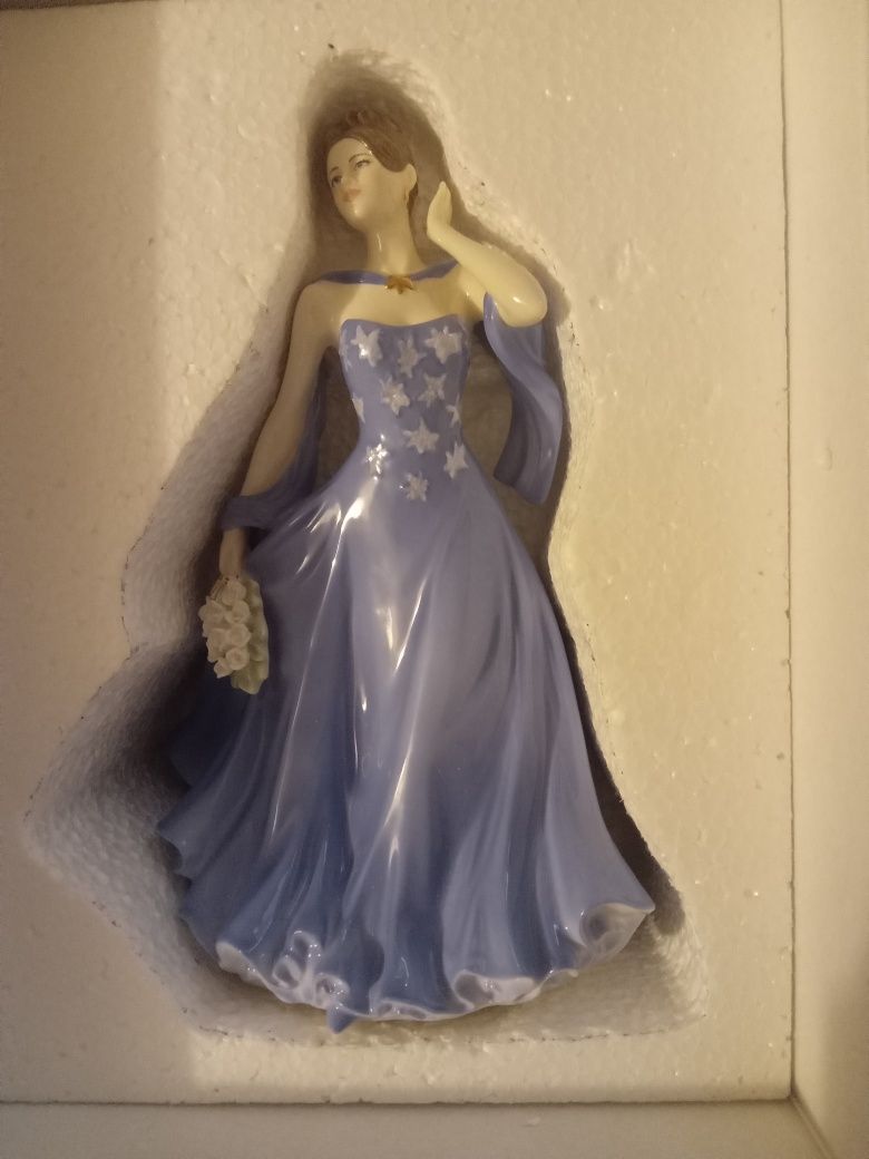 Dama figurka porcelanowa Royal Worcester Moonlight&Roses