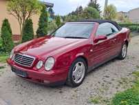 Mercedes Benz CLK W208 Cabrio 320 Amber Red, bogata wersja sprowadzony