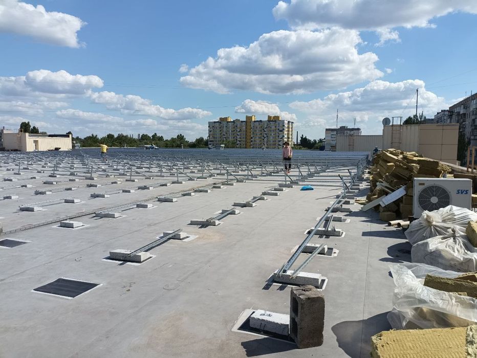 Металоконструкція для сонячної електростанції