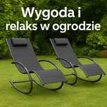 2x Leżak ogrodowy bujany – wygoda i relaks. Szczecin, odbiór osobisty