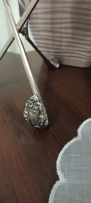 Platerowany stojak w stylu vintage z lat 60